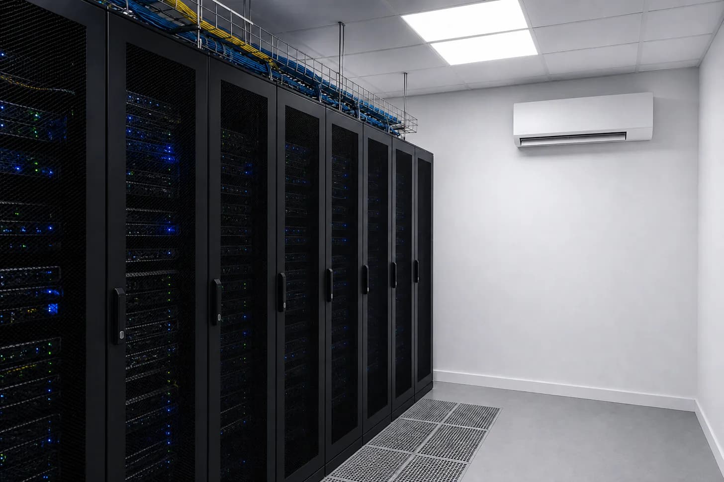 Zakelijke serverruimte met een eigen klimaatinstallatie